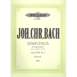 Sinfonie D-Dur op.18,3 : -Johann Christian Bach
