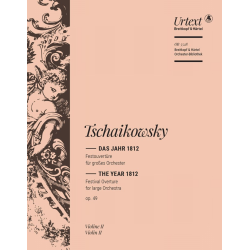 Das Jahr 1812 op.49 : für Orchester -Piotr Ilich Tchaikowsky (Pyotr Peter Ilyich Iljitsch Tschaikovsky)