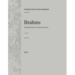 Akademische Festouvertuere op.80 : -Johannes Brahms