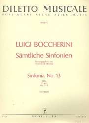 Sinfonie B-Dur Nr.13 op.21,5 G497 : für Orchester -Luigi Boccherini