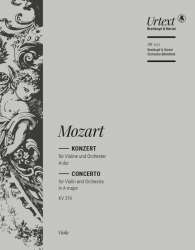 Konzert A-Dur KV219 : -Wolfgang Amadeus Mozart