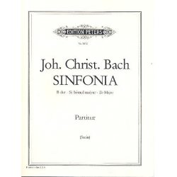 Sinfonie B-Dur : für Orchester -Johann Christian Bach