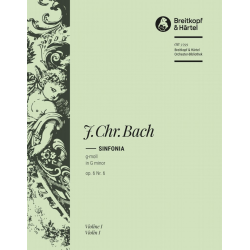 Sinfonie g-Moll op.6,6 : für Orchester -Johann Christian Bach