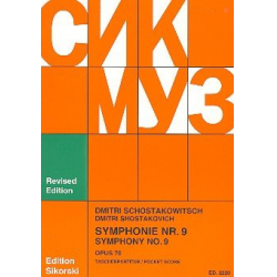 Sinfonie Nr.9 op.70 : -Dmitri Shostakovitch / Schostakowitsch