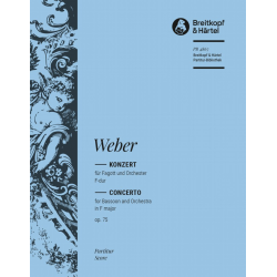 Konzert F-Dur op.75 : -Carl Maria von Weber
