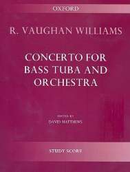 Concerto for bass tuba and orchestra (study score) -Ralph Vaughan Williams