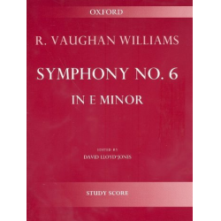 Symphony in e Minor no.6 : for orchestra -Ralph Vaughan Williams