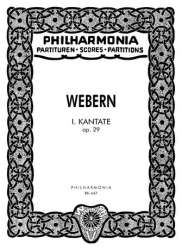 Kantate Nr.1 op.29 : für -Anton von Webern