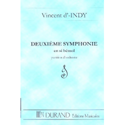 Symphonie en si bémol no.2 : pour orchestra -Vincent d'Indy