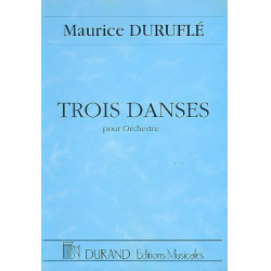 3 danses op.6 : pour orchestre -Maurice Duruflé