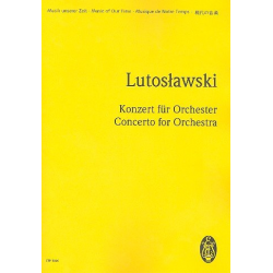 Konzert für Orchester -Witold Lutoslawski