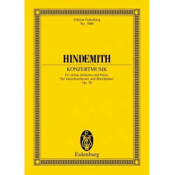 Konzertmusik op.50 : für -Paul Hindemith