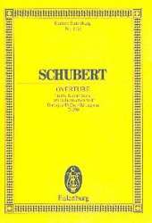 Overtüre in italienischem Stil D-Dur D590 : -Franz Schubert