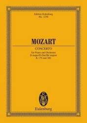Konzert D-Dur KV175 : für -Wolfgang Amadeus Mozart