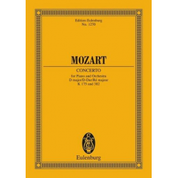 Konzert D-Dur KV175 : für -Wolfgang Amadeus Mozart
