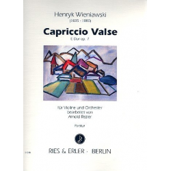 Capriccio Valse E-Dur op.7 : für Violine -Henryk Wieniawsky