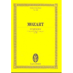 Symphony C major KV200 : -Wolfgang Amadeus Mozart
