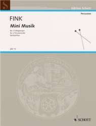 Mini-Musik  für 2 Schlagzeuger -Siegfried Fink