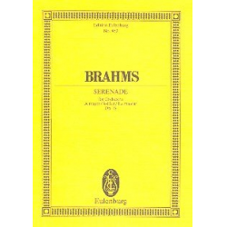 Serenade A-Dur op.16 : for -Johannes Brahms