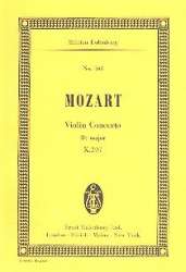 Konzert B-Dur KV207 : -Wolfgang Amadeus Mozart
