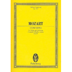 Konzert A-Dur KV219 : -Wolfgang Amadeus Mozart