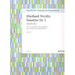 Sonatine Nr. 1 für Trompete und Klavier -Eberhard Werdin