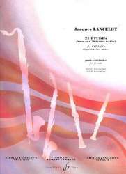 21 Etudes - Klarinette -Jacques Lancelot