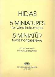 5 Minatures for wind instruments -Frigyes Hidas