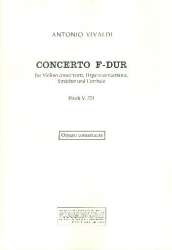 CONCERTO F-DUR P274 : FUER -Antonio Vivaldi