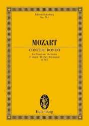 Konzert D-Dur KV382 : für Klavier und -Wolfgang Amadeus Mozart
