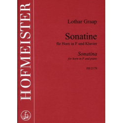 Sonatine für Horn in F und Klavier -Lothar Graap