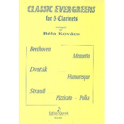 Classic Evergreens (5 Klarinetten) -Diverse / Arr.Bela Kovács