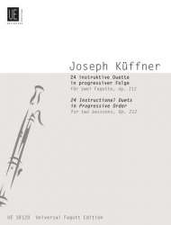 24 instruktive Duette in progressiver Folge für 2 Fagotte op. 212 -Joseph Küffner
