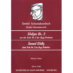 Klavier: Second Waltz -Dmitri Shostakovitch / Schostakowitsch / Arr.Richard Kula