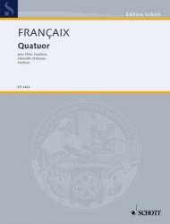 Quartett für Holzbläser - Partitur -Jean Francaix