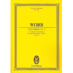 Konzert Es-Dur Nr.2 op.74 : für -Carl Maria von Weber