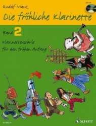 Die fröhliche Klarinette Band 2 mit CD -Rudolf Mauz