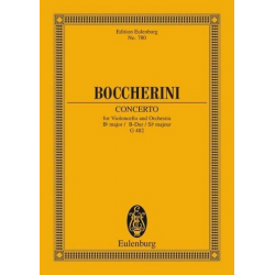 Concerto B flat major : for cello -Luigi Boccherini