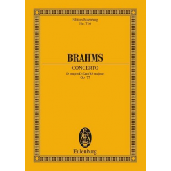 Konzert D-Dur op.77 : -Johannes Brahms