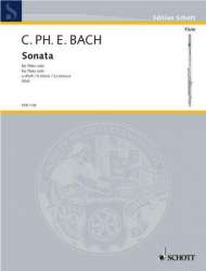 Sonate a-moll für Flöte -Carl Philipp Emanuel Bach