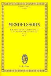 Ouvertüre zu Ein Sommernachtstraum op.21 : -Felix Mendelssohn-Bartholdy
