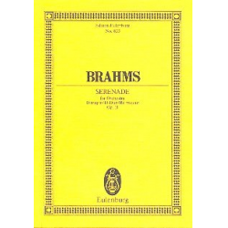 Serenade D-Dur op.11 : für -Johannes Brahms