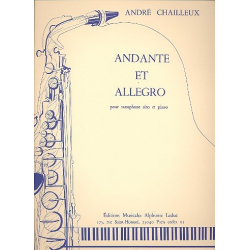 Andante & Allegro für Saxophon & Klavier -André Chailleux