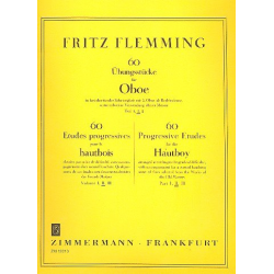 60 Übungsstücke für Oboe Teil 2 -J. Flemming