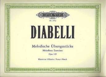 Melodische Übungsstücke op. 149 - für Klavier zu vier Händen - im Umfang von 5 Tönen -Anton Diabelli