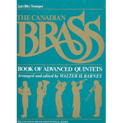 The Canadian Brass Book of Advanced Quintets - 2nd Trumpet -Canadian Brass / Arr.Walter Barnes