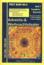 Advents & Weihnachtslieder für Saxophonquartett Band 2 -Traditional / Arr.Wolfgang G. Haas