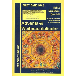 Advents & Weihnachtslieder für Saxophonquartett Band 2 -Traditional / Arr.Wolfgang G. Haas