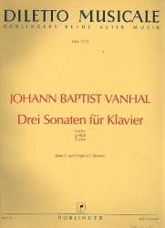 3 Sonaten -Johann Baptist Vanhal