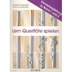 Lern Querflöte spielen 1 & 2 (Klavierbegleitheft) -Elisabeth Weinzierl & Edmund Wächter